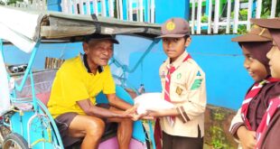 Pramuka SDN 4 Purwanegera Distribusikan Zakat: Tunjukkan Semangat Berbagi