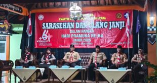 Sarasehan dan Ulang Janji Warnai Peringatan Hari Pramuka ke-64 di Purwokerto Utara