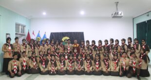Calon Anggota Racana UIN Saizu Asah Keterampilan Kepramukaan Lewat Bina Diri