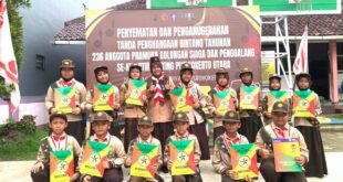 15 Pramuka Garuda SDN 4 Purwanegara Terima Penghargaan Bintang Tahunan
